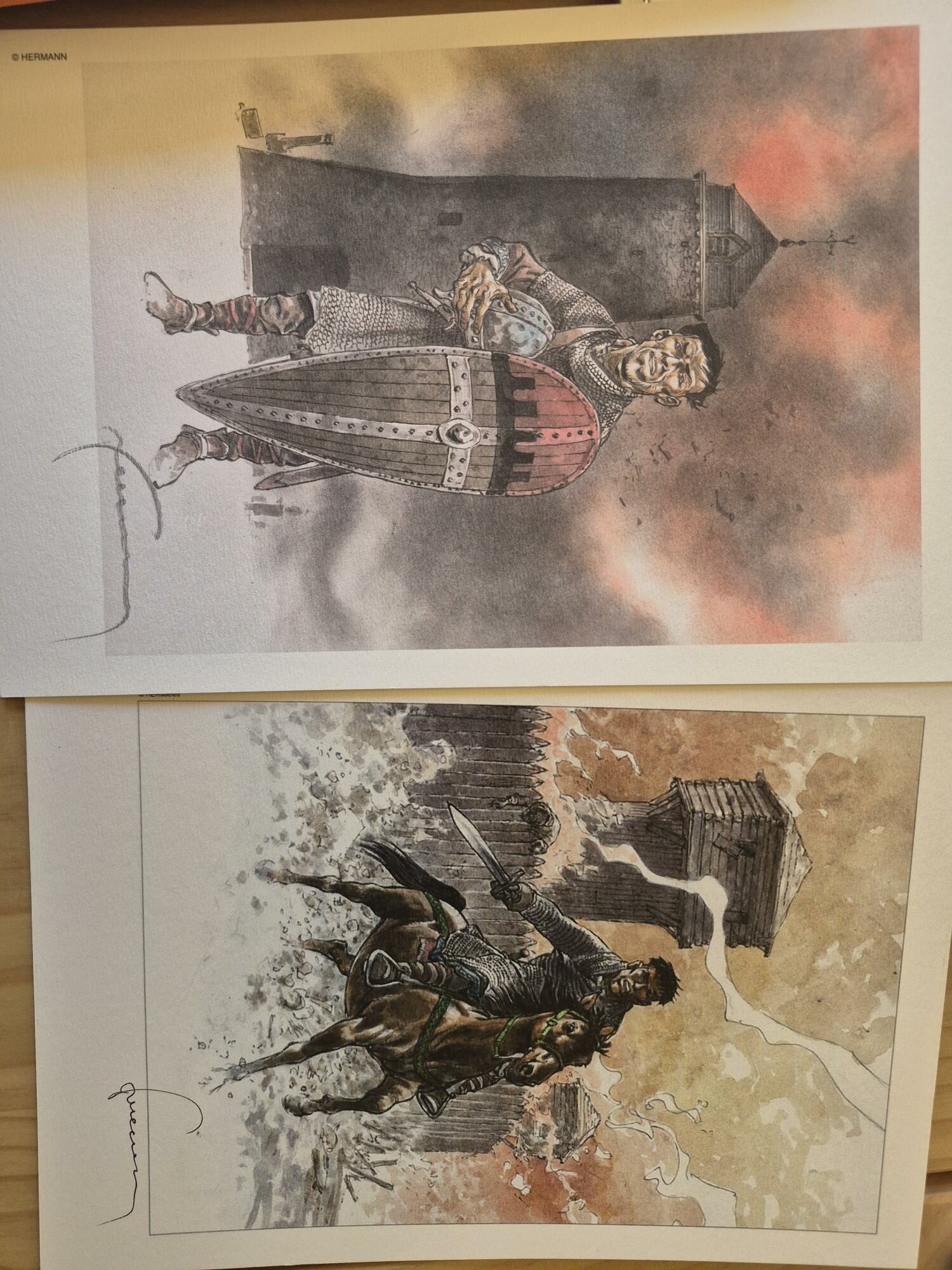 Hermann, Femmes 2, TL numéroté avec 3 ex-libris signés et OAMB – Image 3