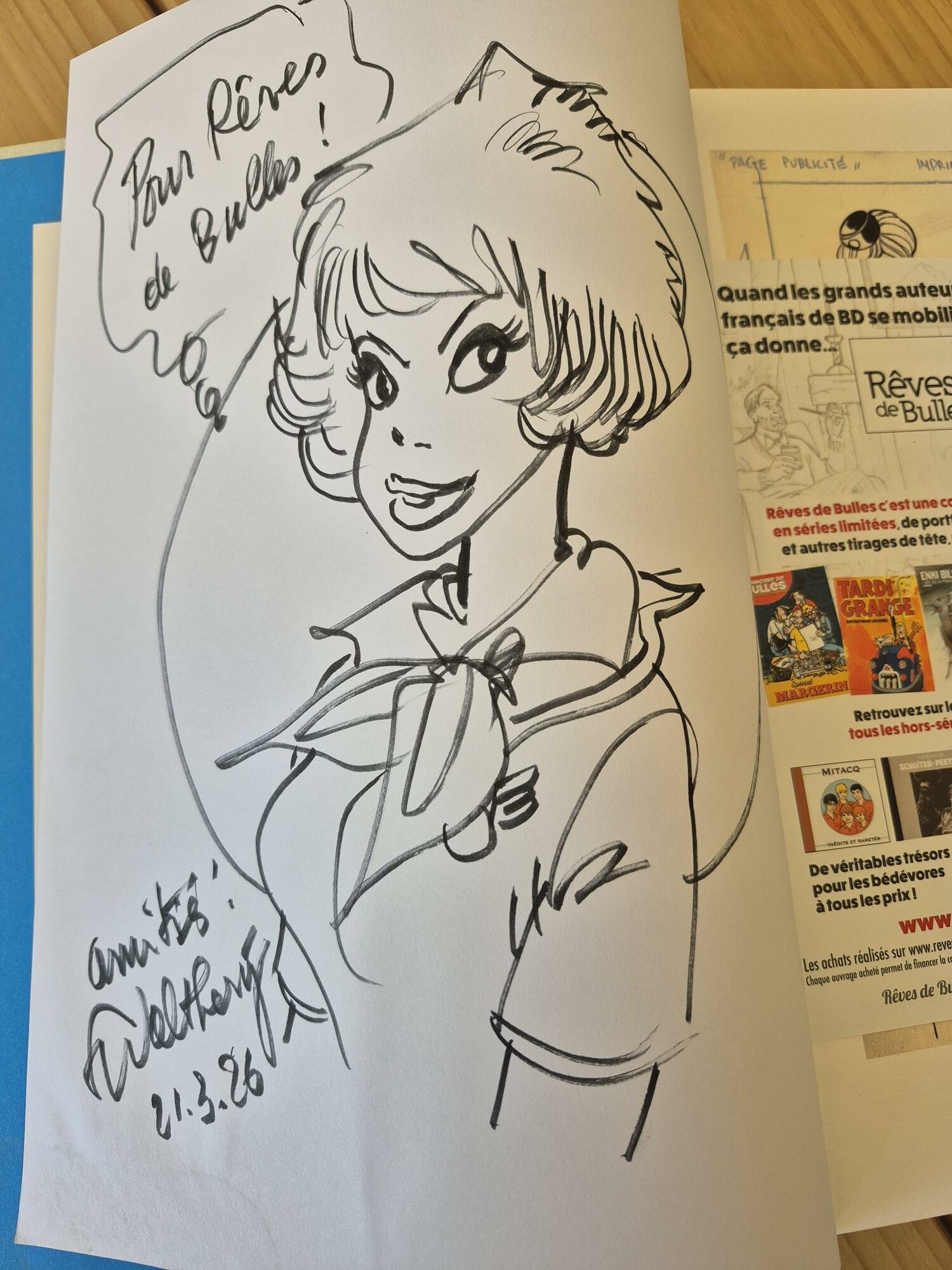 Walthéry une vie en dessins, dédicacé par l'auteur – Image 2