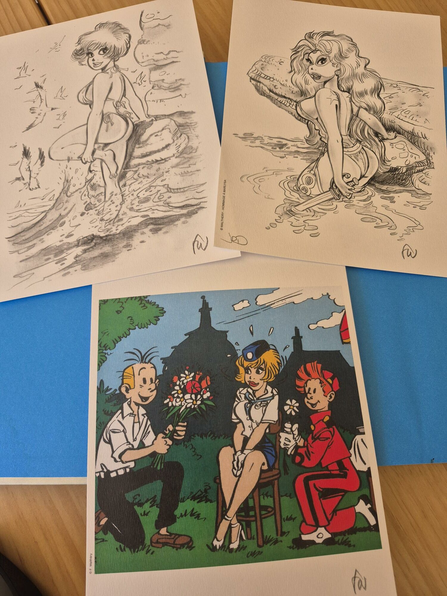 Walthéry une vie en dessins, dédicacé par l'auteur – Image 4