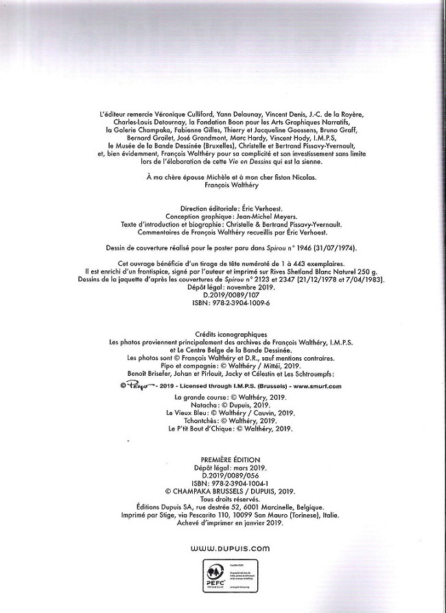 Walthéry une vie en dessins, dédicacé par l'auteur – Image 3