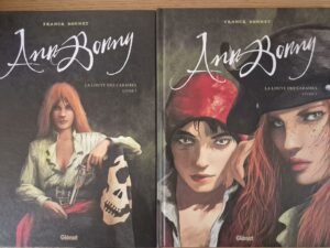 Ann Bonny livres 1 et 2 dédicacés par Bonnet avec 1 ex-libris