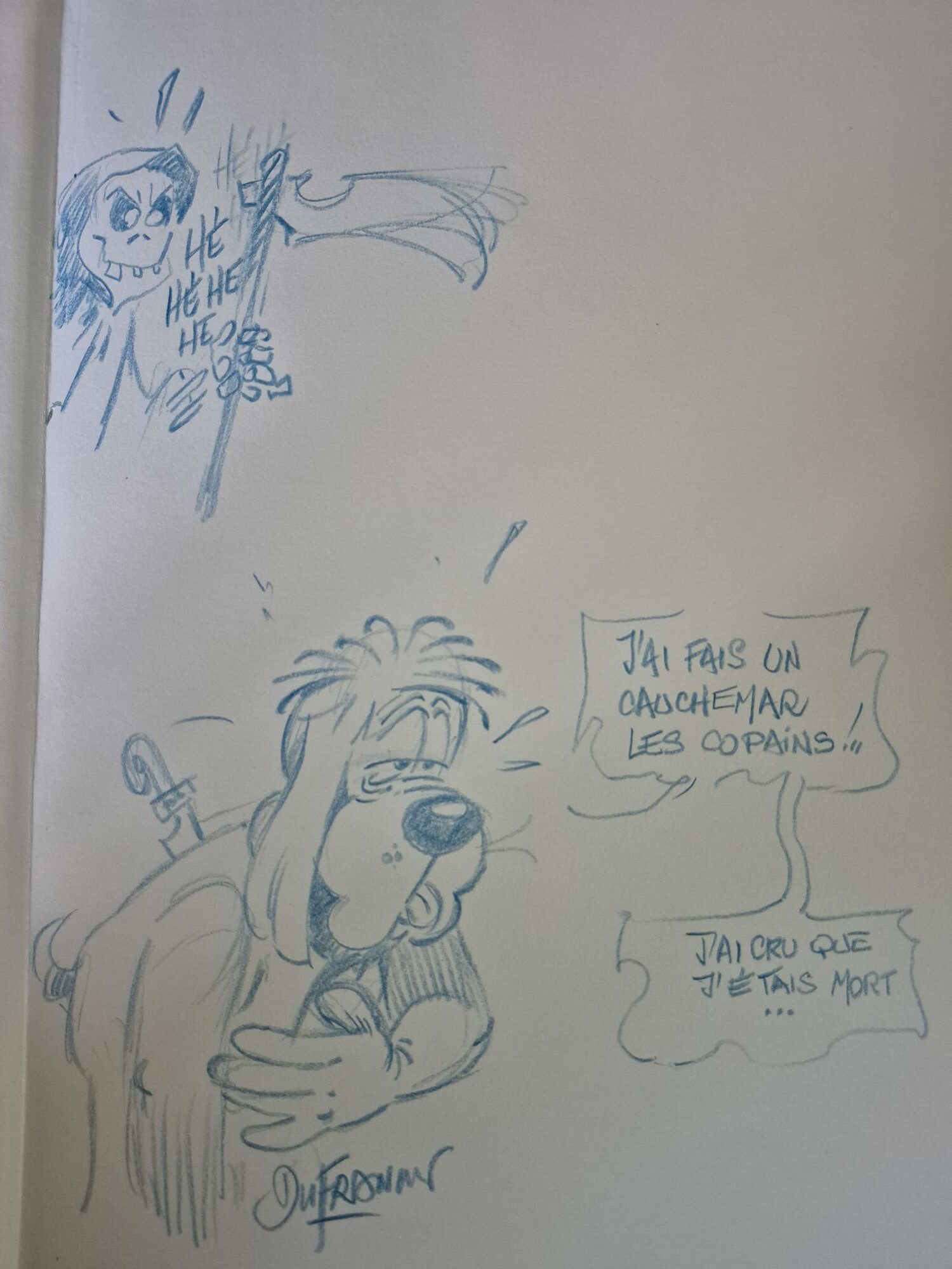 Lot 9 tomes TL Gai-Luron Opus 1 à 9 dédicacés Dufranne – Image 4