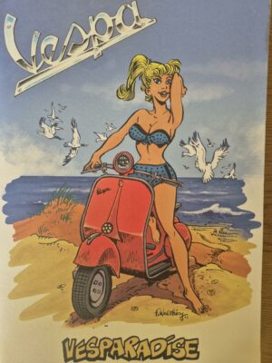 Vesparadise TL dédicacé par Margerin avec 1 ex-libris signé