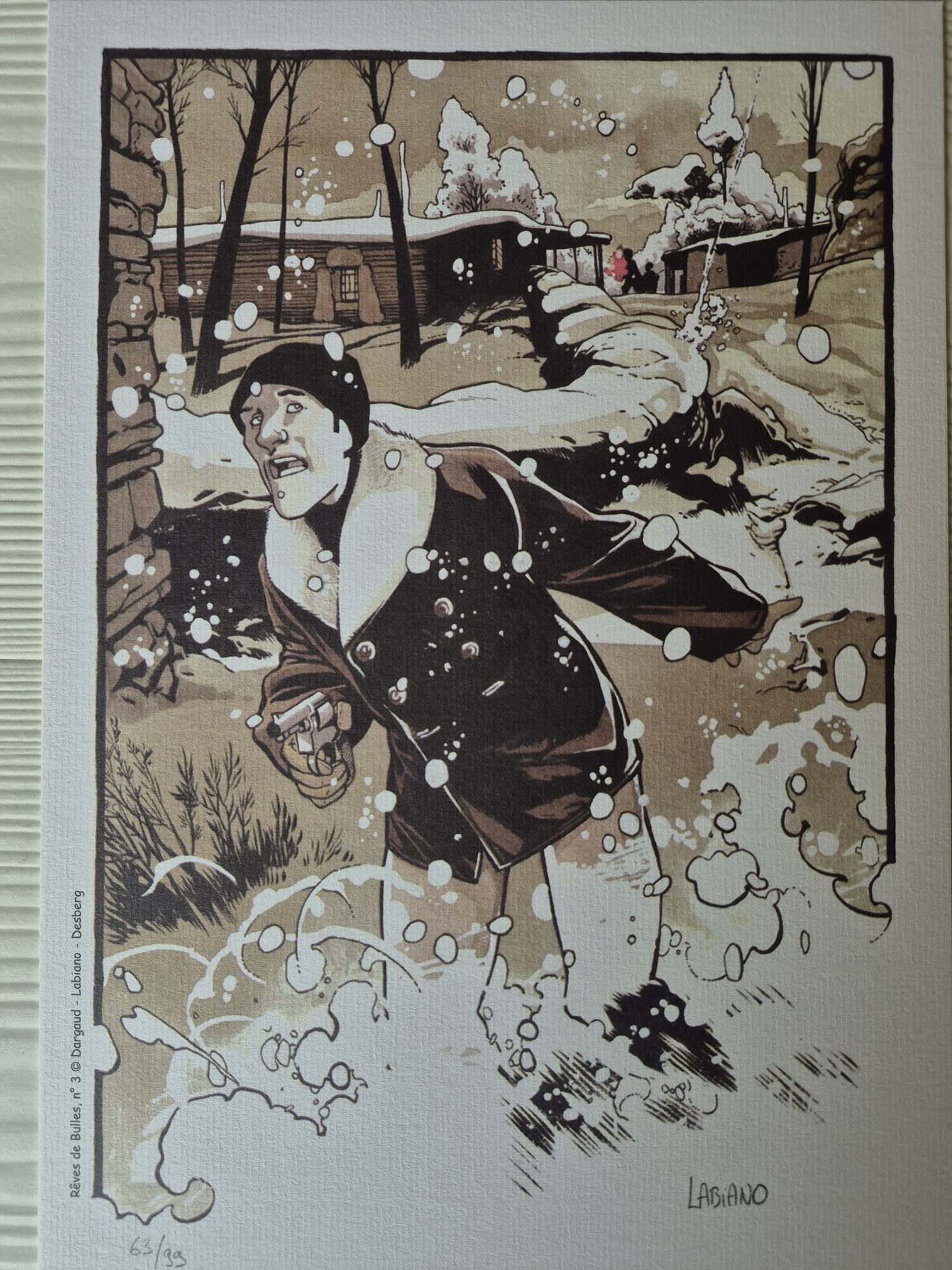 Au sud l'agonie, TL + 1 ex-libris num et signé Labiano – Image 2