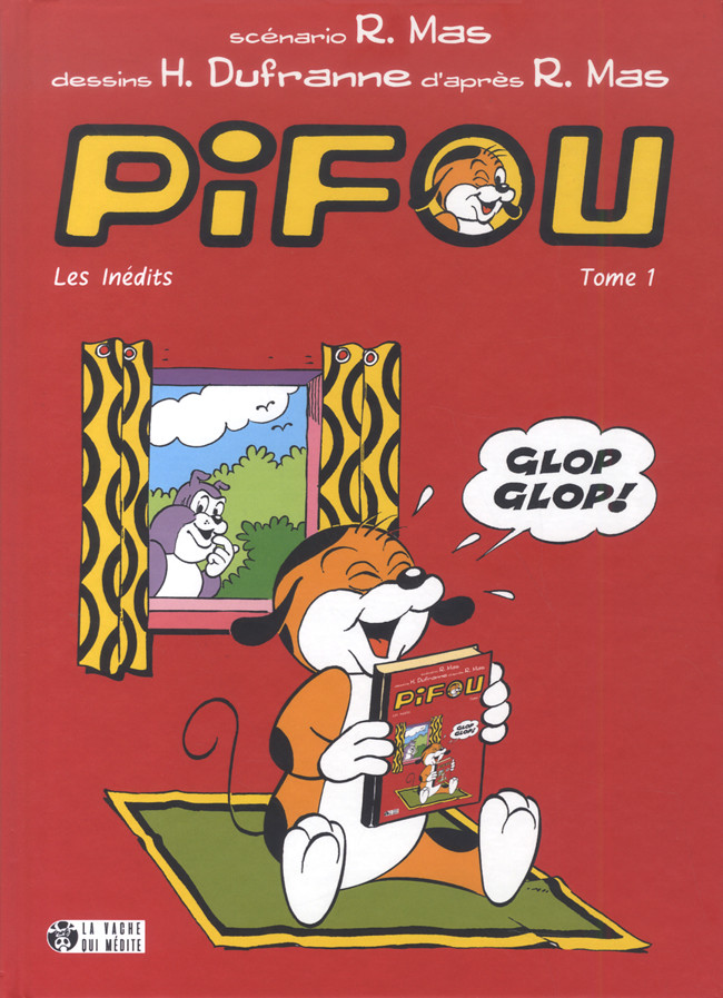 Pifou les inédits t.1 TL 50 ex dédicacé Dufranne avec 2 ex-libris