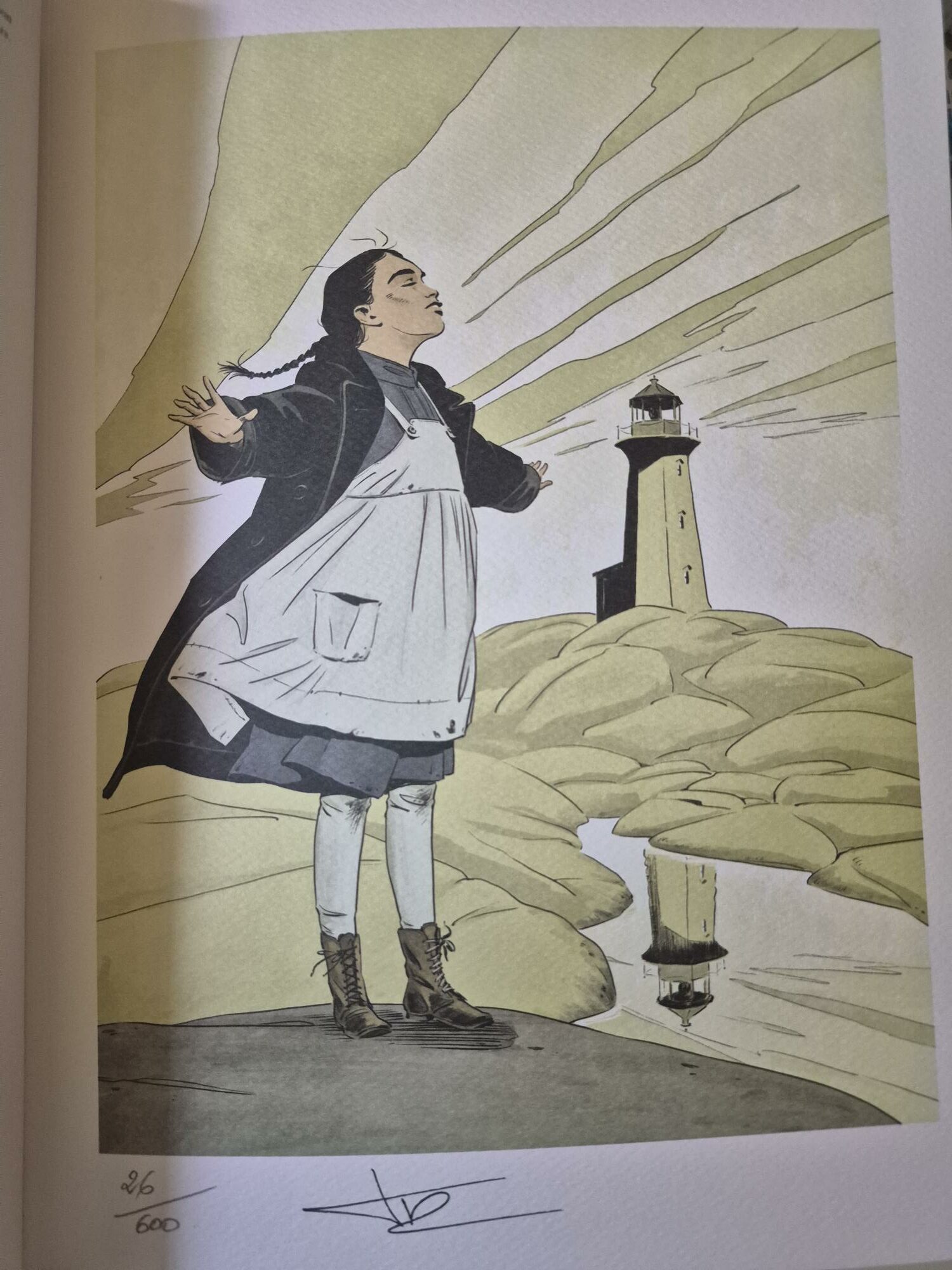 Sœurs des vagues, TL numéroté et signé Roulot – Image 2