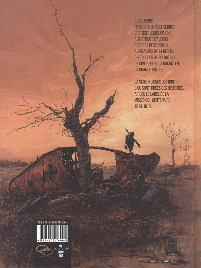 L'ombre d'antan, récits de la grande guerre dédicacé Jovanovic – Image 4