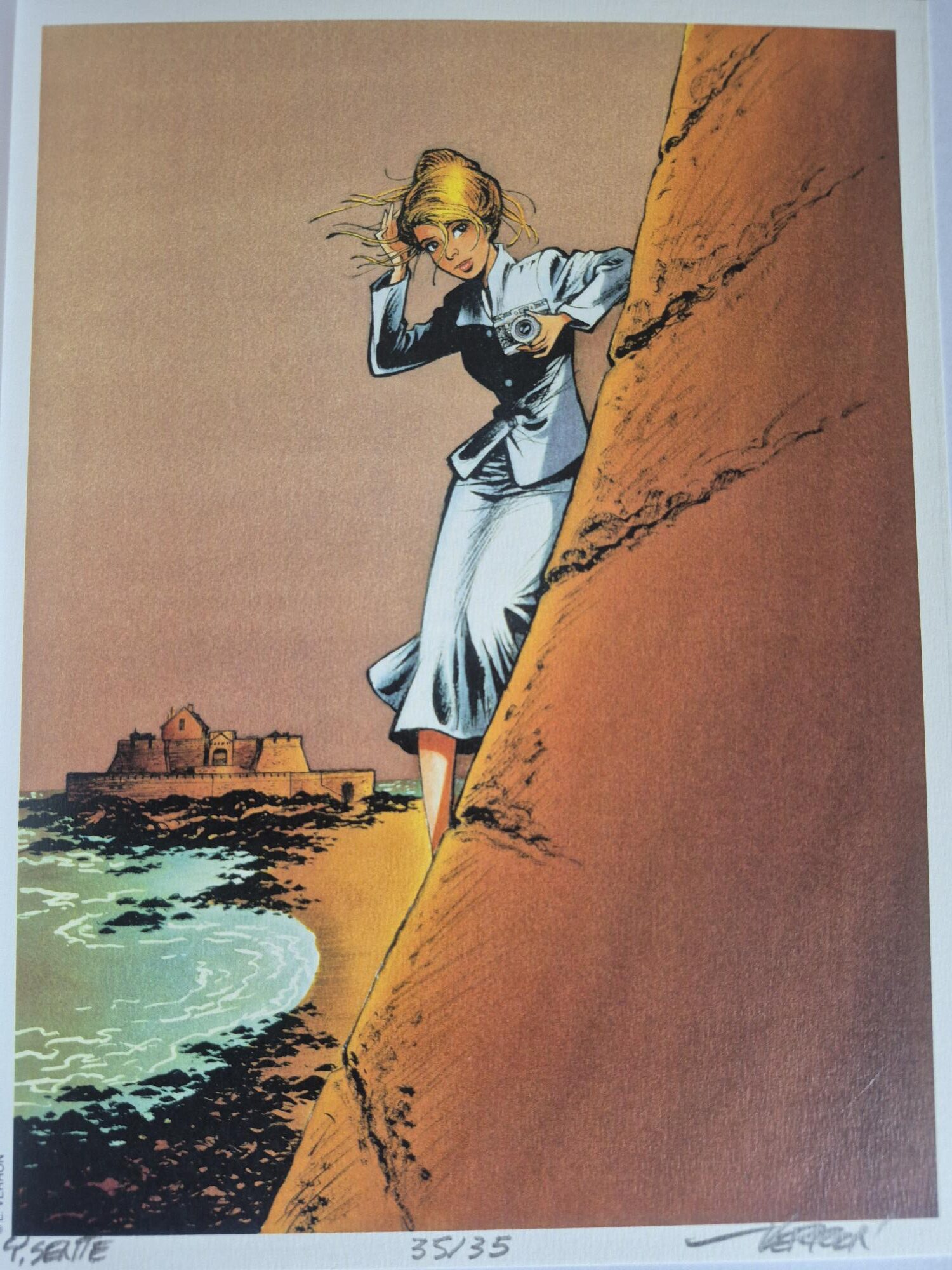 Mademoiselle J, ES TL + catalogue dédicacé Verron + ex-libris – Image 4