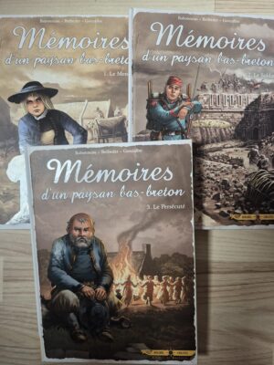 Mémoires d'un paysan bas-breton 3 tomes dédicacés