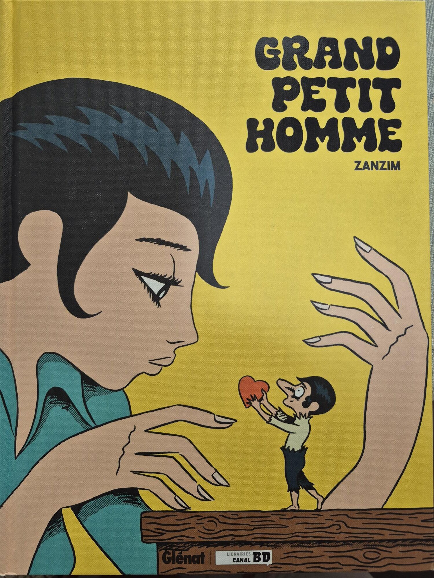 Grand petit homme TL avec ex-libris signé Zanzim